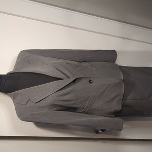 Worthington 2pc skirt suit sz6P gray